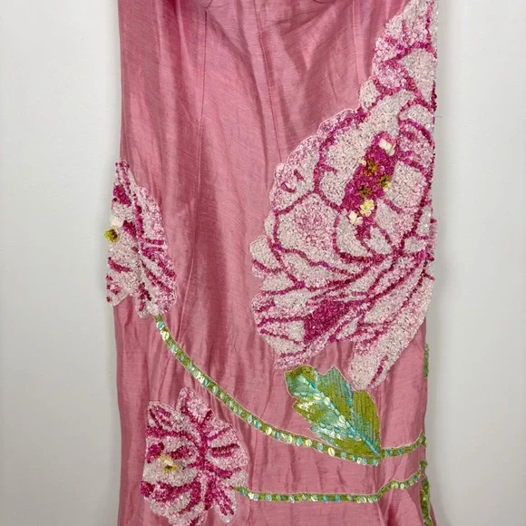 LA FUORI Petaleeza Corset Gown in Peony Size S - Picture 3 of 13